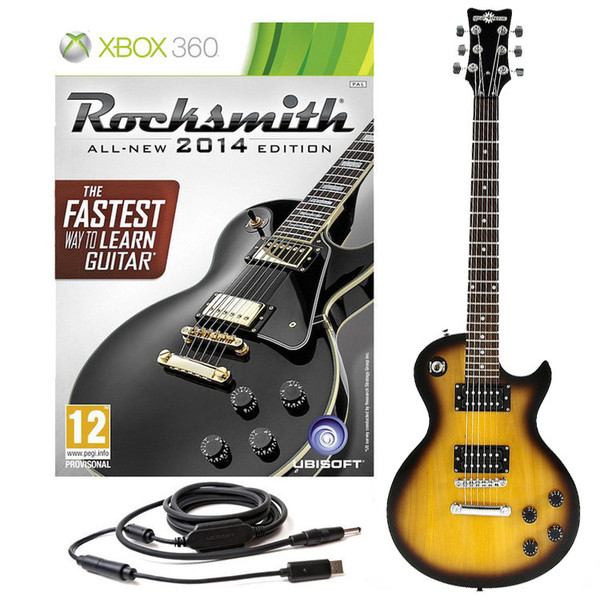 Rocksmith 2014 Xbox 360 + New Jersey II Electric, Vintage Sunburst