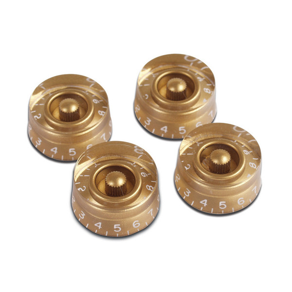 Gibson Speed Knobs for Electric Guitar, 4 Pack Gold