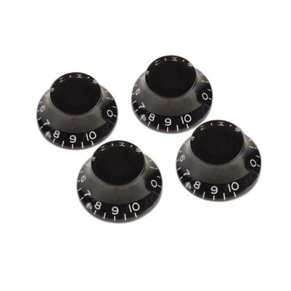 Gibson Top Hat Knobs for Electric Guitar, 4 Pack Black