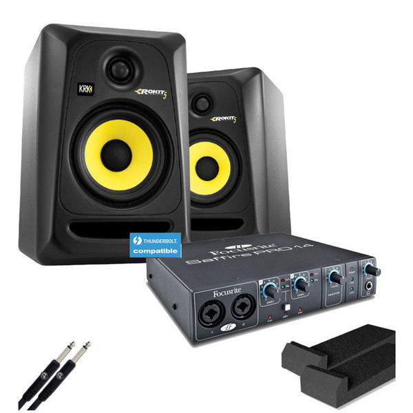 Focusrite Saffire Pro 14 Firewire KRK RP5 G3s Bundle