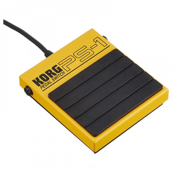 Korg PS1 Single Momentary Footswitch, Metal Case - Angled