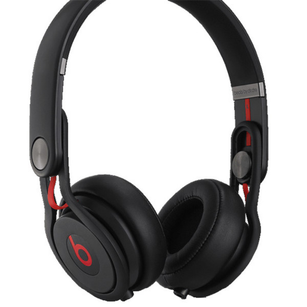 DISC Beats Mixr On Ear Headphones, Black at Gear4music