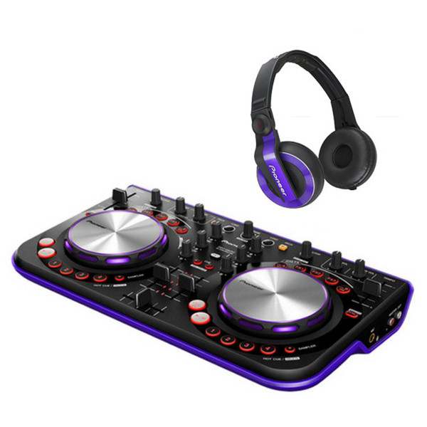 Pioneer HDJ WeGo Controller Bundle, Violet