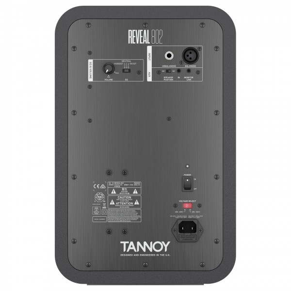 Tannoy Reveal 802 Studio Monitor, Single at Gear4music