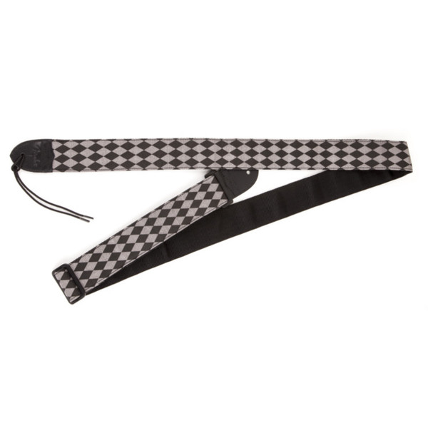 Fender Nylon Diamond Strap, Black/Grey