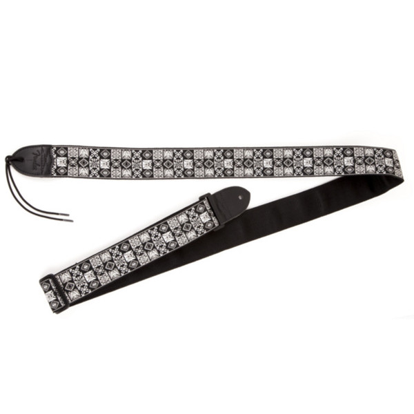 Fender Festival Hootenanny Guitar Strap, Grey/Black