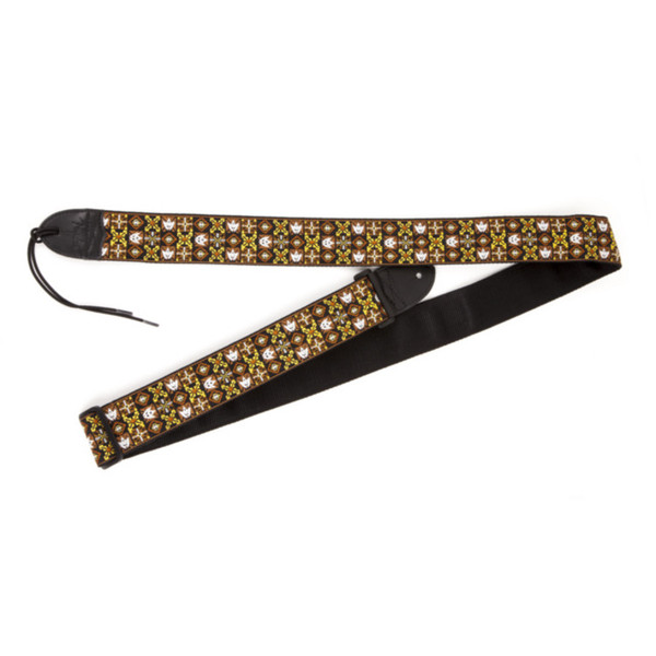 Fender Festival Hootenanny Strap, Brown/Gold