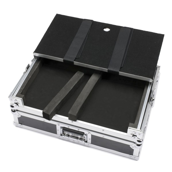 Magma DJ Controller Workstation/Case, Traktor S2 - Angled Open Empty