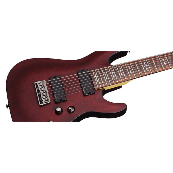 DISC Schecter Omen-8 8-String, Walnut Satin at Gear4music