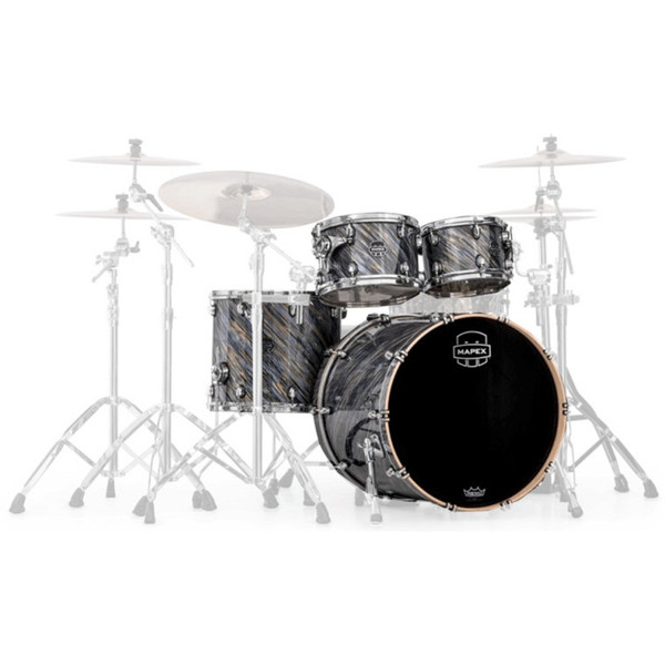 Mapex Saturn IV Fusion 22in Shell Pack, Marine Spiral Wrap