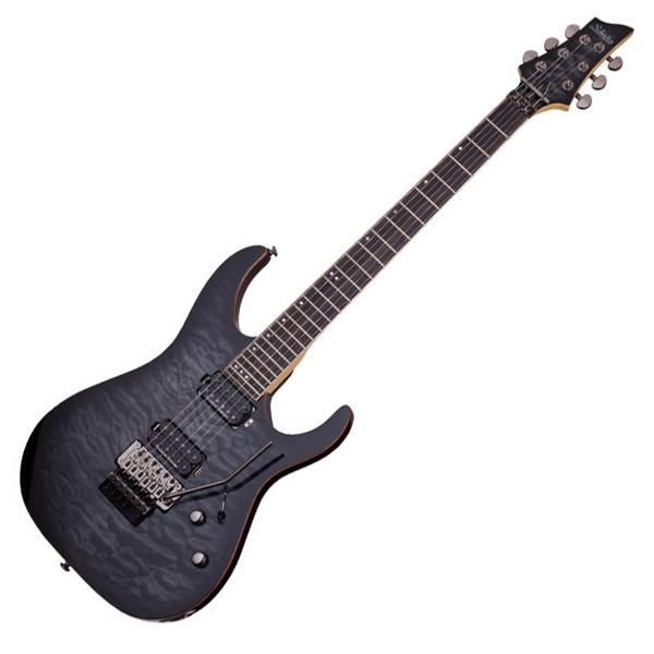 Schecter Banshee 6 with Floyd Rose Passive, See Thru Black