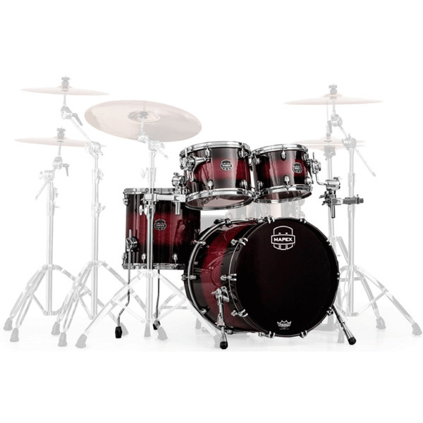Mapex Saturn IV Fusion 20in Shell Pack, Merlot Burst