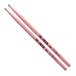 Vic Firth American Classic 5A Hickory Drumsticks, Pink Wood Tip