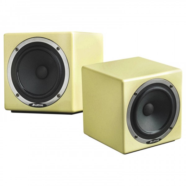 Avantone Mixcubes Active Reference Monitors, Butter Cream - Pair