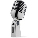 Stagg Vintage Style Dynamic Vocal Microphone, Chrome