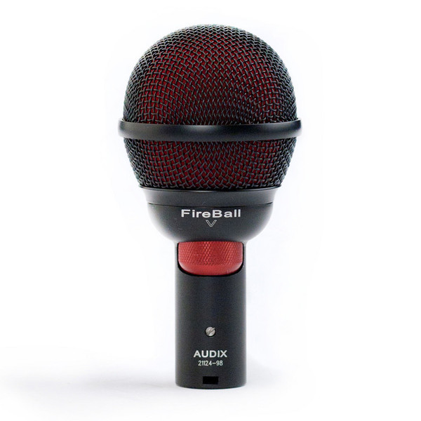 Audix Fireball Dynamic Cardioid Ultra Small Microphone w/ Volume Knob - Front