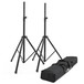 PA Speaker Stands (Pair) With Carry Bag