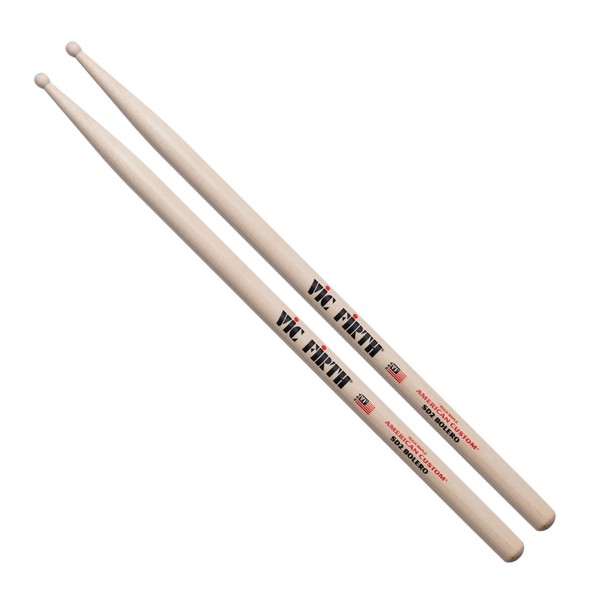 Vic Firth American Custom SD2 Bolero Drum Sticks, Wood Tip