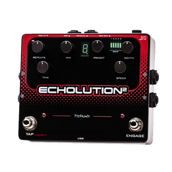 Pigtronix Echolution 2 Programmable Modulation Delay Pedal