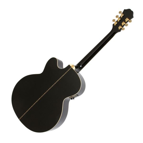 Epiphone EJ-200CE elektro akustik Gitarre, schwarz 