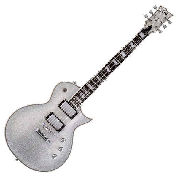 ESP LTD EC-1000 Electric Guitar, Silver Sparkle