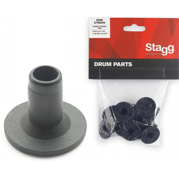 Stagg 8mm Nylon Cymbal Sleeve - Pack of 10