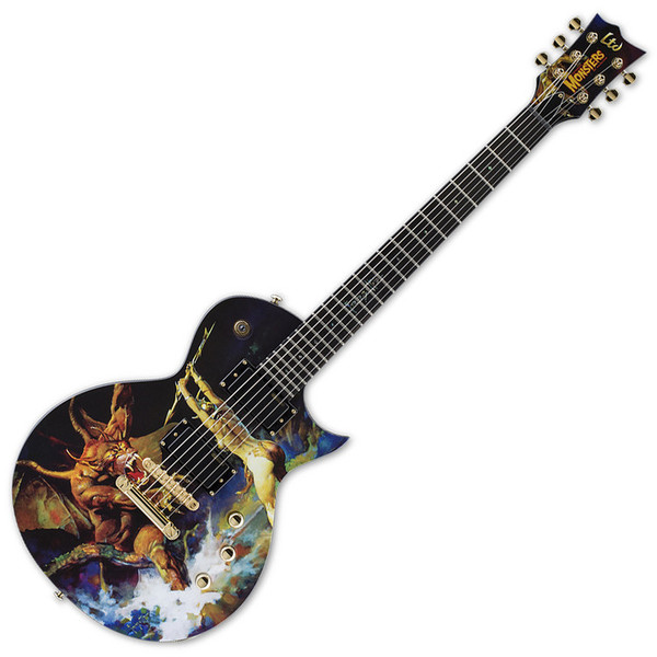 ESP LTD Frazetta Electric Guitar, Beauty and The Beast