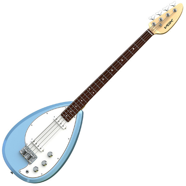 Vox MARK III Teardrop Bass Guitar, Seafoam Blue