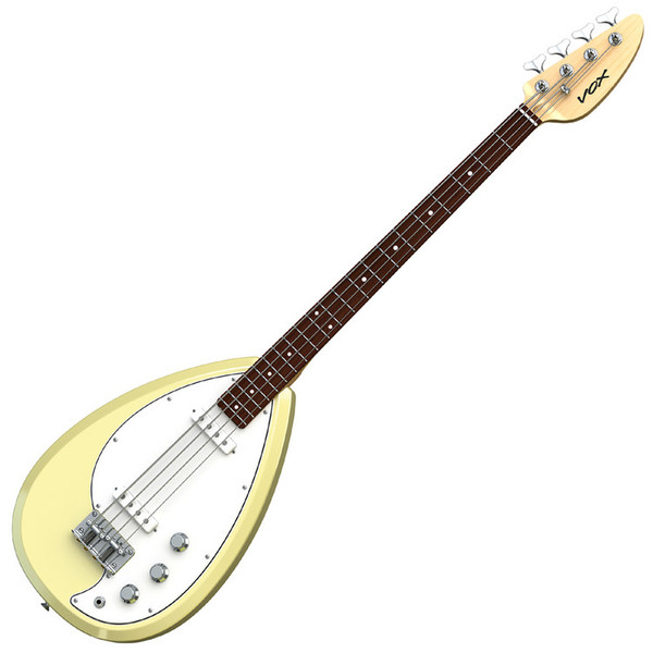 Vox MARK III Teardrop Bass Guitar, White