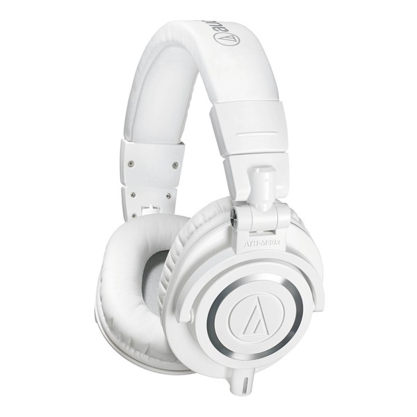 Audio Technica ATH-M50xWH Professional Monitor Headphones, White