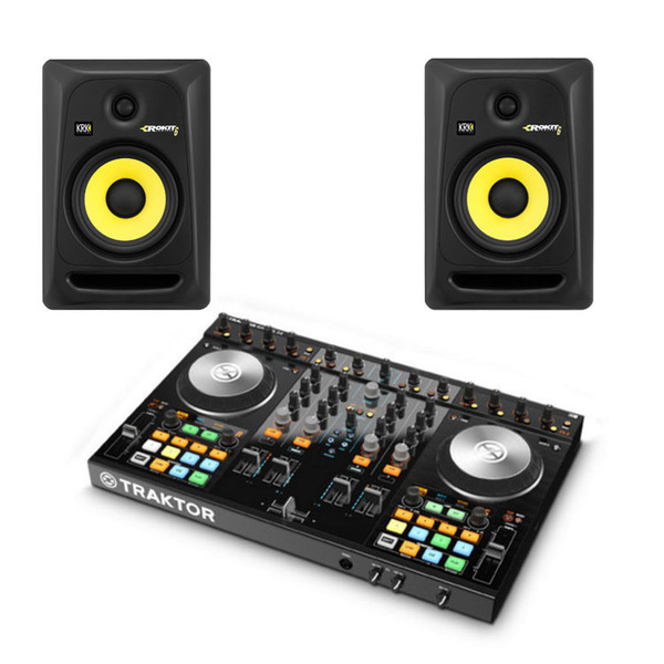 Native Instruments Traktor Kontrol S4 MK2 + KRK RP6 Bundle