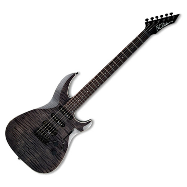 BC Rich Villain One Electric Guitar, Trans Black