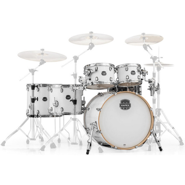Mapex Armory 628S Rock Fusion 22in Shell Pack, Arctic White