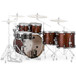 Mapex Armory 628S Rock Fusion 22in Shell Pack, Trans Walnut