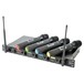 Chord QU4 Quad Wireless Handheld Microphone System