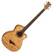 Dean Exotica Quilt Ash Electro Acoustic Bass Guitar, Natural