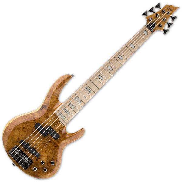 ESP LTD RB-1006BM 6-String Bass Guitar, Honey Natural