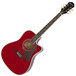 Epiphone FT-350SCE Electro Acoustic Guitar Min-ETune, Wine Red