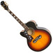 Epiphone Ltd Ed EJ-200SCE Electro Acoustic L/Handed, Vintage Sunburst