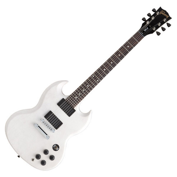 Gibson SG Junior, Rubbed white low gloss Satin