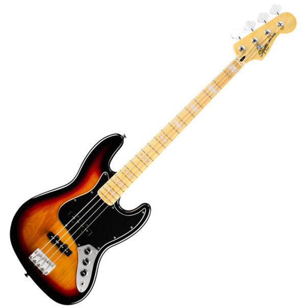 Squier by Fender Vintage Modified '77 Jazz Bass, 3-Tone Sunburst - Prawie  nowe