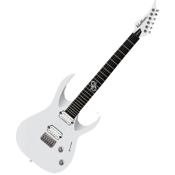 Washburn Parallaxe Solar 160 Electric Guitar, White Matte