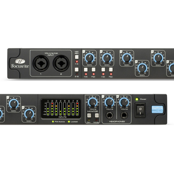 Focusrite Saffire Pro 40 and Octopre MKII Preamp Bundle at Gear4music