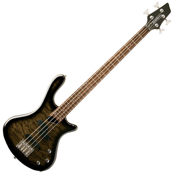 DISC Washburn T14 Bass Guitar, Quilted Transparent Black