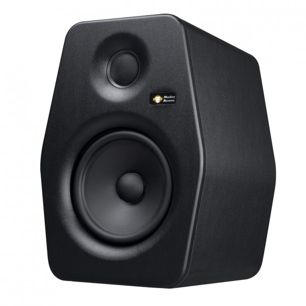 Monkey Banana Turbo 6 Studio Monitor, Black - Angled