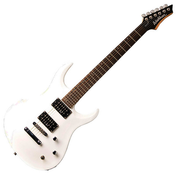 Washburn XM Series STD2PWH Electric Guitar, White