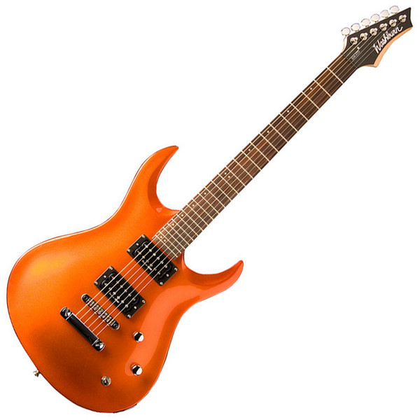 Washburn XM Series STD2TNG Electric Guitar, Tangerine