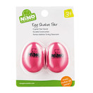 Nino by Meinl NINO540SP-2 Kunststoff Egg Shaker paar, Erdbeer Rosa