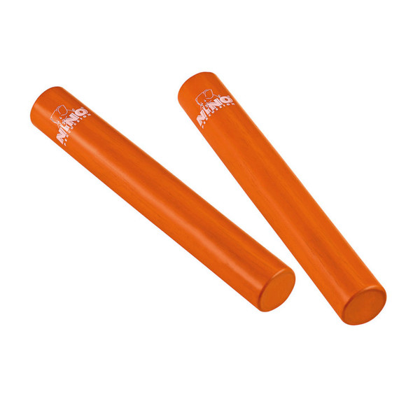 Meinl NINO576OR Percussion 7 inch Rattle Stick, Orange (Pair)