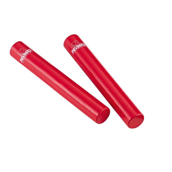 Meinl NINO576R Percussion 7 inch Rattle Stick, Red (Pair)